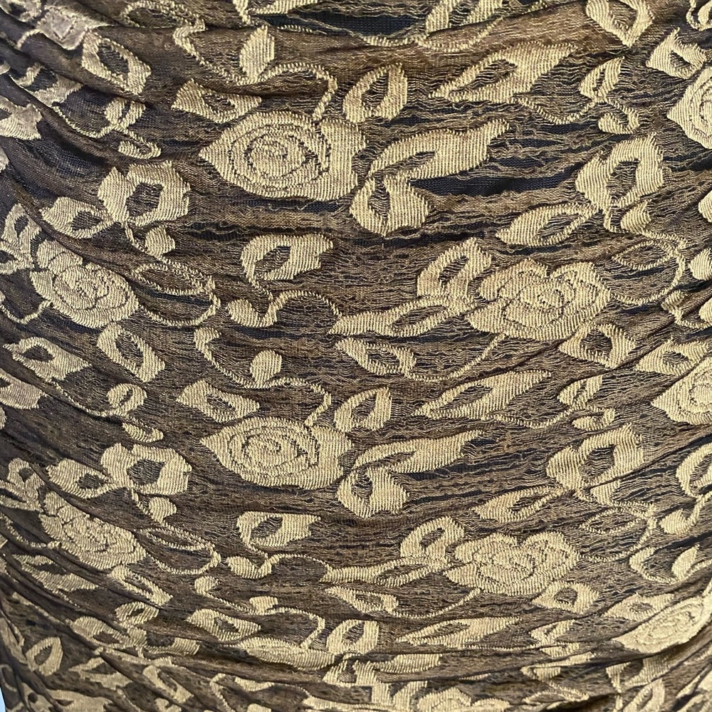 [Free People] NWOT Gold Keyhole Back Dress - Picture 5 of 6